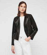 Load image into Gallery viewer, VELA LEATHER BIKER JACKET