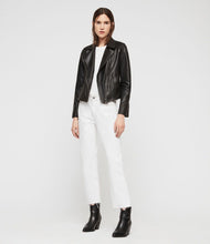 Load image into Gallery viewer, VELA LEATHER BIKER JACKET