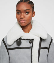 Load image into Gallery viewer, Priya Shearling Biker Jacket