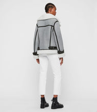 Load image into Gallery viewer, Priya Shearling Biker Jacket
