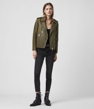 Load image into Gallery viewer, ELVA LEATHER BIKER JACKET