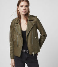 Load image into Gallery viewer, ELVA LEATHER BIKER JACKET