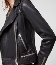Load image into Gallery viewer, CONROY LEATHER BIKER JACKET