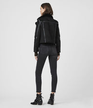 Load image into Gallery viewer, Willow Shearling Biker Jacket